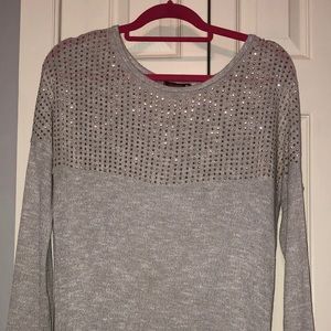 Gold studded lightweight sweater